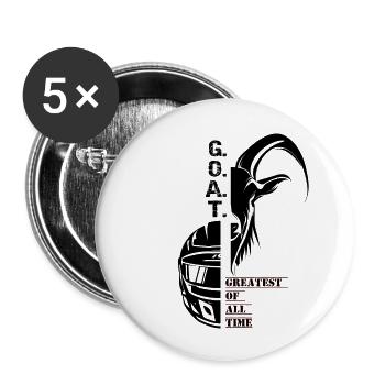 G.O.A.T. Car Racing Motorsports Vintage Coo - Buttons large 2.2'' (5-pack) - white