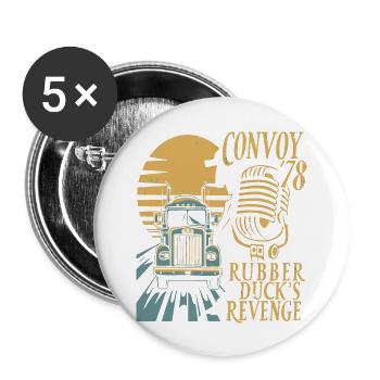 Rubber Duck s Revenge - Buttons large 2.2'' (5-pack) - white