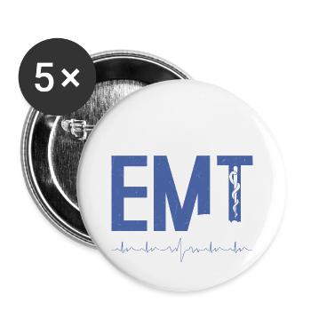 Future EMT Then Paramedic First Aid Medical Techni - Buttons large 2.2'' (5-pack) - white