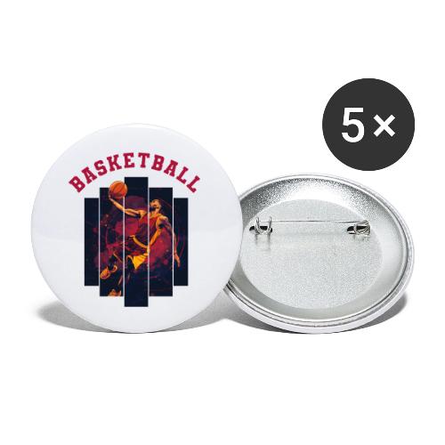 Basketball Spirit - Buttons large 2.2'' (5-pack)