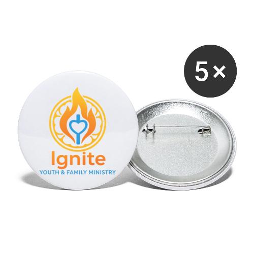 Ignite Youth and Family Logo - Buttons large 2.2'' (5-pack)