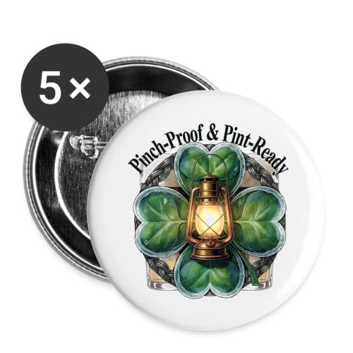 Pinch-Proof Lantern Clover T-Shirt - Buttons large 2.2'' (5-pack)
