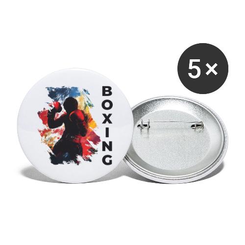 Boxing Drive - Buttons large 2.2'' (5-pack)