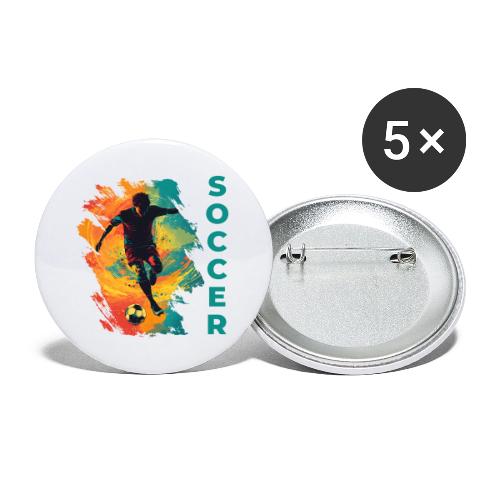 Soccer Hero Mode - Buttons large 2.2'' (5-pack)