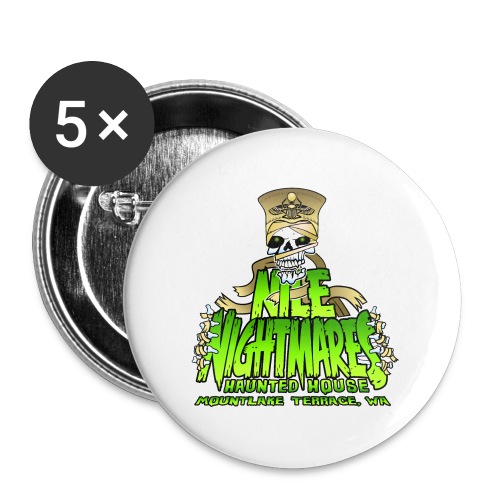Nile Nightmares Official Logo - Buttons large 2.2'' (5-pack)