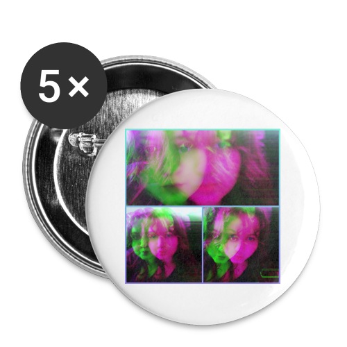 Glitch - Buttons large 2.2'' (5-pack)