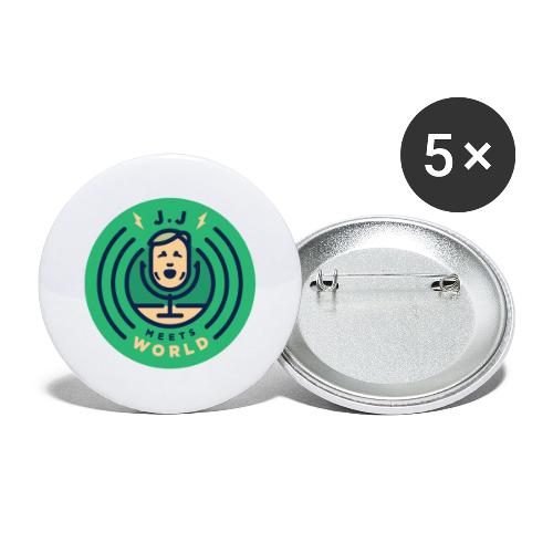 JJ Meets World Logo - Buttons large 2.2'' (5-pack)