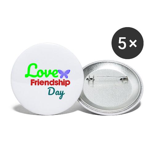 Love Friendship Day - Buttons large 2.2'' (5-pack)