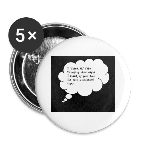 Thinking of You - Buttons large 2.2'' (5-pack)