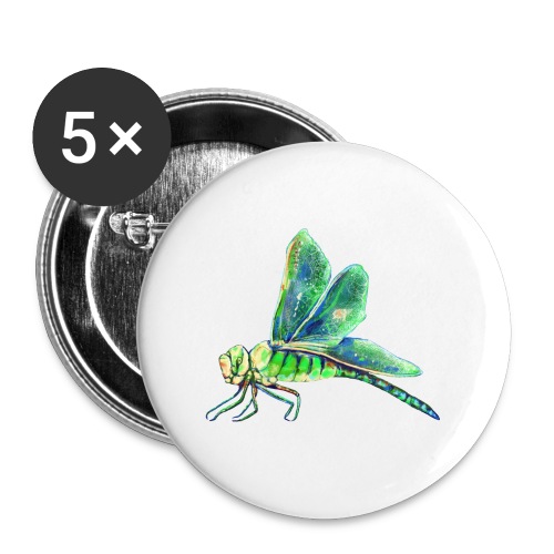 green dragonfly - Buttons large 2.2'' (5-pack)