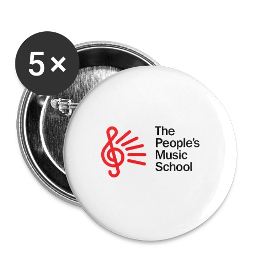 People's logo - Buttons large 2.2'' (5-pack)