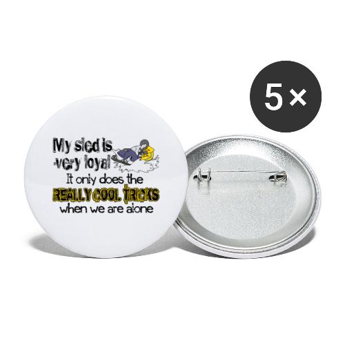 Loyal Sled - Buttons large 2.2'' (5-pack)