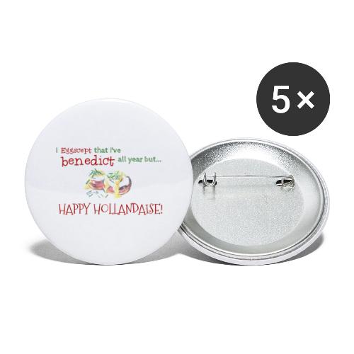 Hollandaise Celebration - Buttons large 2.2'' (5-pack)