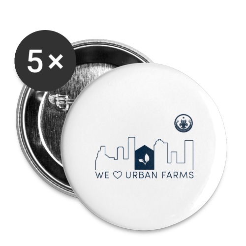 Urban Farms - Buttons large 2.2'' (5-pack)