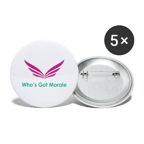 2-Way Color Logo - Buttons large 2.2'' (5-pack)