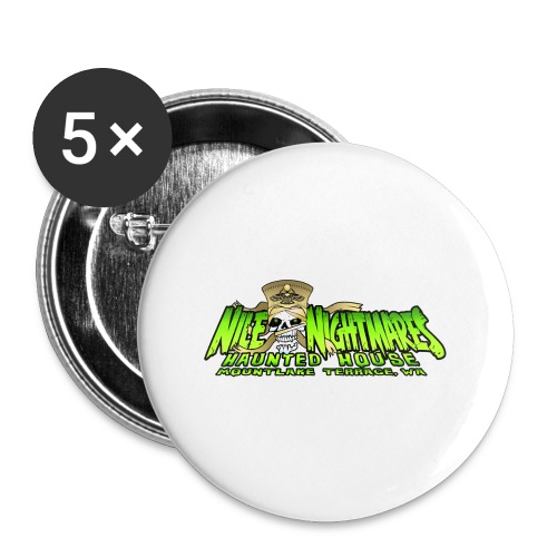 Nile Nightmares Logo - Buttons large 2.2'' (5-pack)