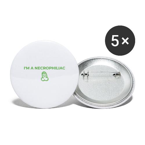 Necrophiliac - Buttons large 2.2'' (5-pack)