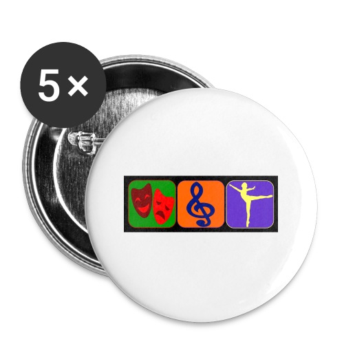 Performing Arts - Buttons large 2.2'' (5-pack)