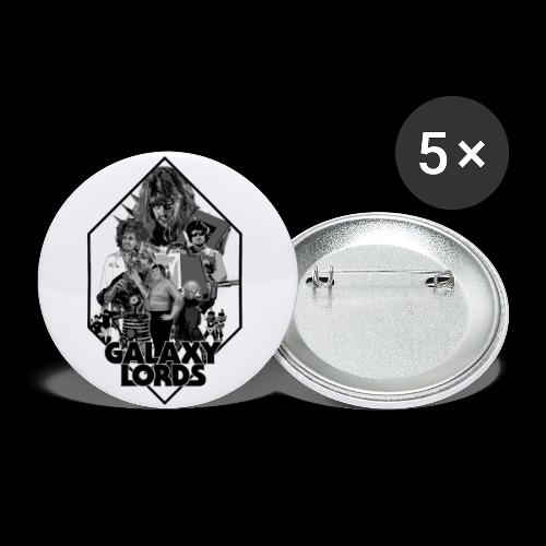 Galaxy Lords Monochrome Design - Buttons large 2.2'' (5-pack)