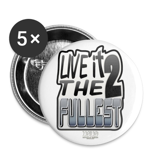 ww live it to the fullest - Buttons large 2.2'' (5-pack)
