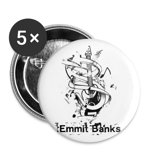 Emmit Banks - Buttons large 2.2'' (5-pack)