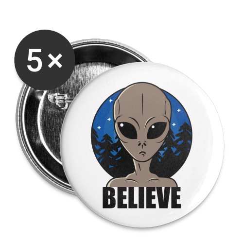 Believe - Buttons large 2.2'' (5-pack)