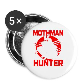Cryptozoologist Cryptid Folklore Funny Mothman - Buttons large 2.2'' (5-pack) - white