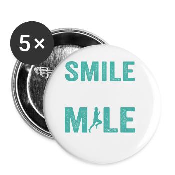 Marathon Runner Running Jogging Triathlon Athlete - Buttons large 2.2'' (5-pack) - white