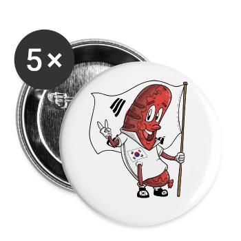 South Korean Pork Sausage - Buttons large 2.2'' (5-pack) - white
