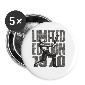Limited Edition 1970 Limited Edition Cricket - Buttons large 2.2'' (5-pack) - white