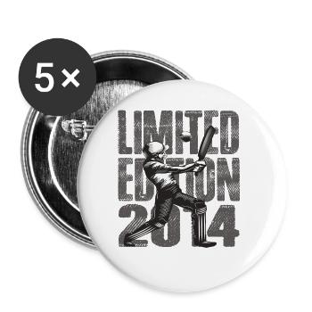 Limited Edition 2014 Limited Edition Cricket - Buttons large 2.2'' (5-pack) - white