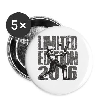 Limited Edition 2016 Limited Edition Cricket - Buttons large 2.2'' (5-pack) - white