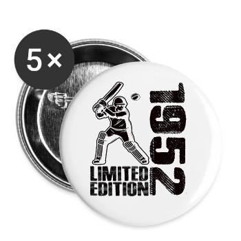 Limited Edition 1952 Limited Edition Cricket - Buttons large 2.2'' (5-pack) - white