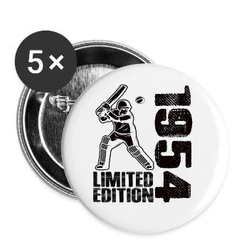 Limited Edition 1954 Limited Edition Cricket - Buttons large 2.2'' (5-pack) - white