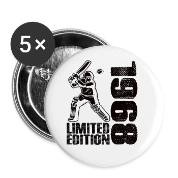 Limited Edition 1968 Limited Edition Cricket - Buttons large 2.2'' (5-pack) - white