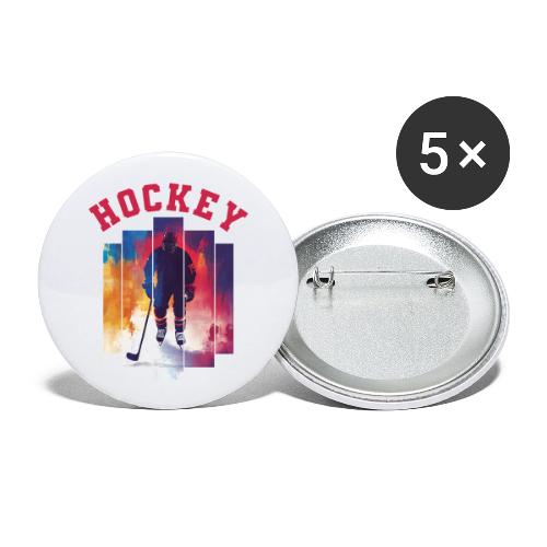 Hockey Zone - Buttons large 2.2'' (5-pack)