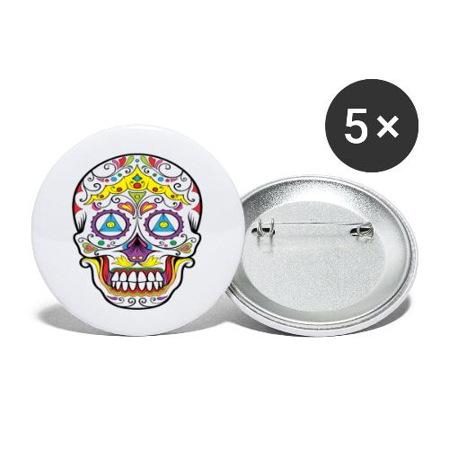 Skull - Buttons large 2.2'' (5-pack)