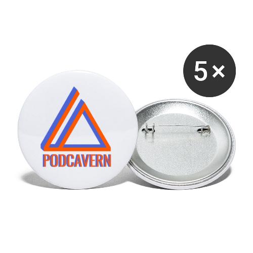 PodCavern Logo - Buttons large 2.2'' (5-pack)