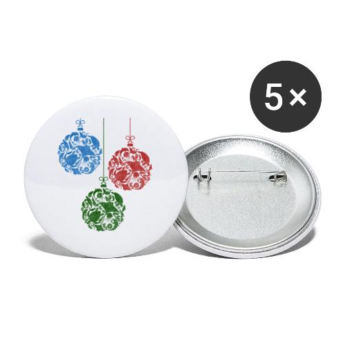 Coastal Christmas Ornament Group - Buttons large 2.2'' (5-pack)