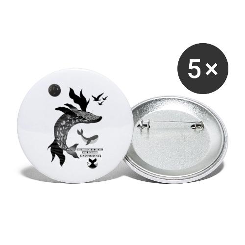The Wonders Of The Sea - Buttons large 2.2'' (5-pack)