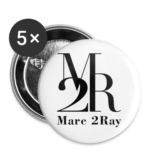 Marc 2Ray Logo - Buttons large 2.2'' (5-pack)