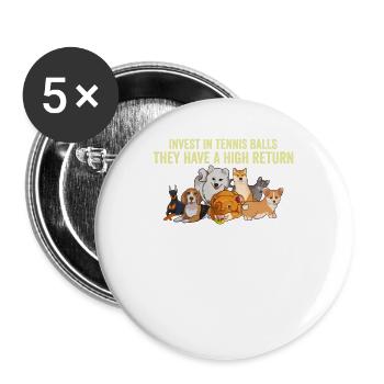 Funny Accountant Financial Advisor Finance Teacher - Buttons large 2.2'' (5-pack) - white