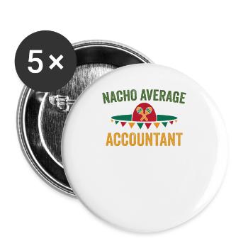 Accounting Humor Funny Hilarious Auditor Finance - Buttons large 2.2'' (5-pack) - white