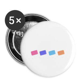 Soap Making Gift Homemade Soap Maker - Buttons large 2.2'' (5-pack) - white