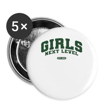 Girls Next Level Merch - Buttons large 2.2'' (5-pack) - white