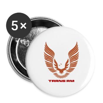 70s Trans Am 10th Anniversary - Buttons large 2.2'' (5-pack) - white
