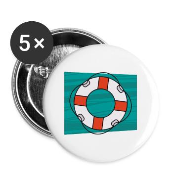 Funny Retired Lifeguard Saying - Buttons large 2.2'' (5-pack) - white
