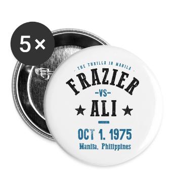 Ali vs Frazier Boxing boy - Buttons large 2.2'' (5-pack) - white