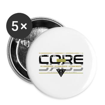 Core denim - Buttons large 2.2'' (5-pack) - white