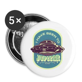 I Have Been To Jupiter The Town Not The Planet - Buttons large 2.2'' (5-pack) - white